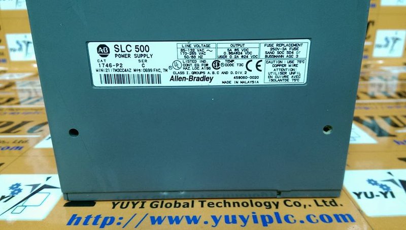 A-B SLC 500 1746-P2 POWER SUPPLY MODULE - PLC DCS SERVO Control MOTOR ...